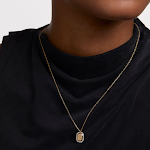 Colar feminino com pingente de prata S925, doze constelações com zircônias brancas, joia elegante e um presente ideal. — foto 7