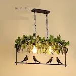 2head 4bird green plants
