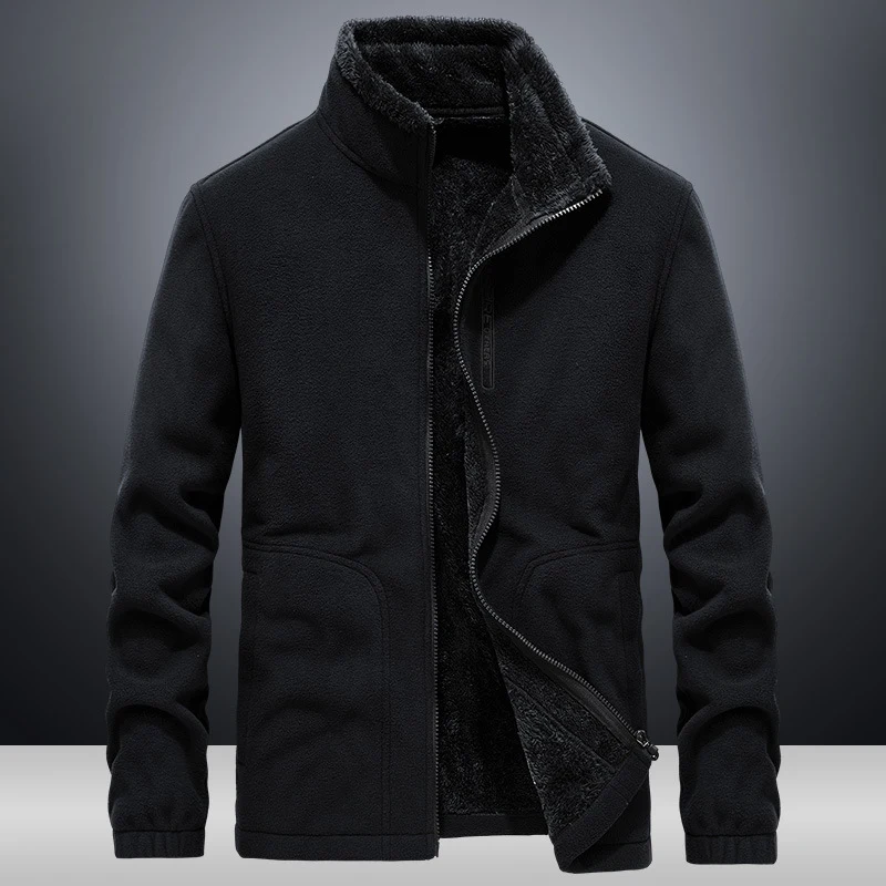 Nova Moda Plus Veludo Roupas Masculinas Casuais Soltas Tamanho Grande para Frio e Calor, Ideal para uso ao ar livre com conforto e estilo. — foto 3