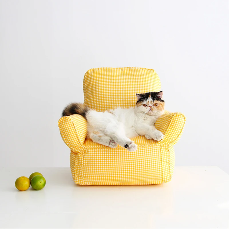 Nordic Sofa Cat Pet Bed Your Cat Will Rest Comfortably This Elegant Designed Sofa Bed Provides Comfort and a Nordic Touc — photo 4