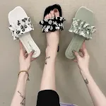 Women's Sandals and Slippers New Floral Flat Bottom Fashion Soft Bottom Women's Shoes Comfortable and Stylish Footwear — photo 7