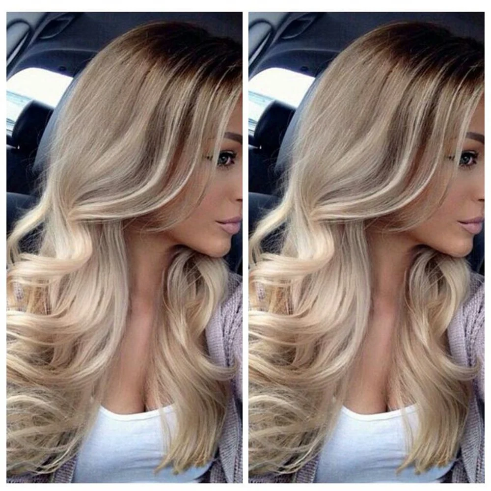 Title 5, Cabelo Feminino Médio com Ondas Grandes e Cacho...