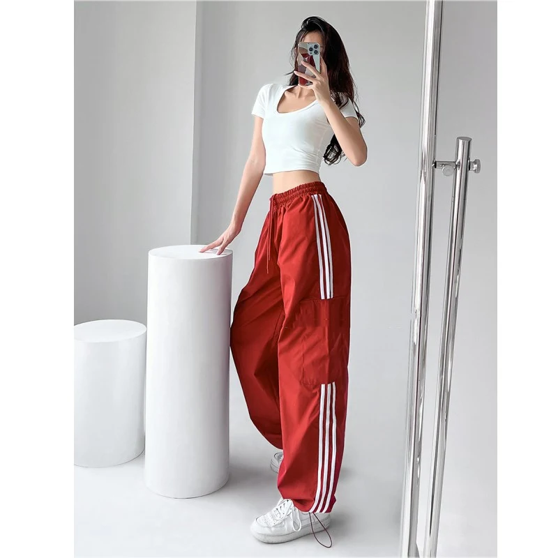 Title 3, Womens Three Bar Wide Leg Cargo Pants. Comfort...