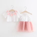 Vestido doce de verão para meninas 2021, estilo princesa bebê Tutu grátis na Taobao. Ideal para festas e brincadeiras, confortável e charmoso. — foto 2