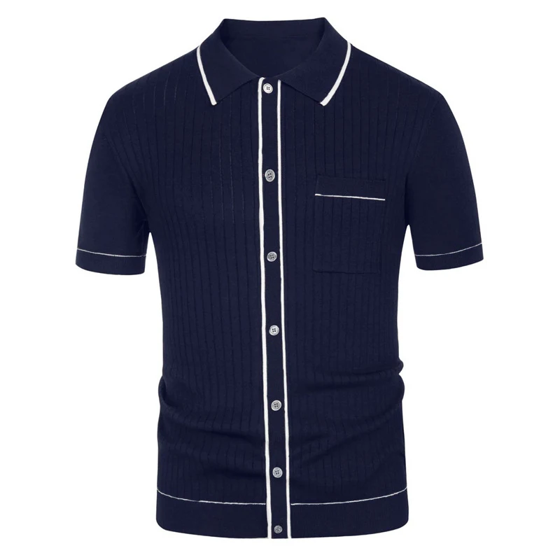 Men's Fashion Summer New Cardigan Lightweight Breathable Comfortable Stylish Versatile Perfect for warm weather Easy to — photo 6