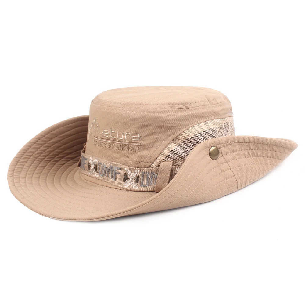 Chapéu masculino de algodão para atividades ao ar livre, proteção solar essencial, leve e respirável, perfeito para o sol. — foto 7