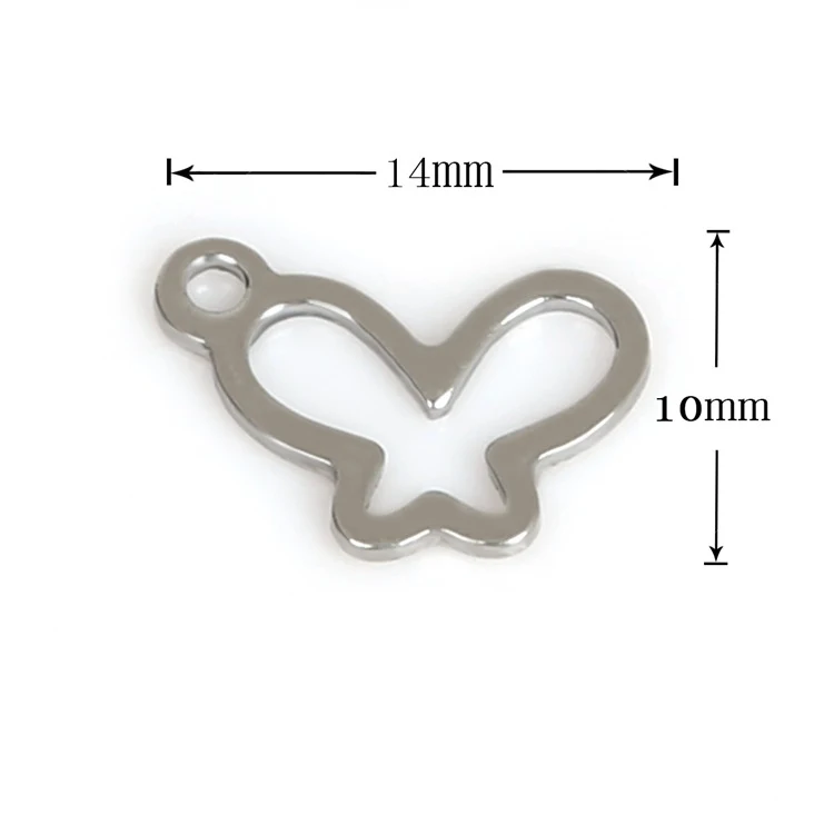 Pendientes hechos a mano con colgante de acero inoxidable con diseño de oso de amor, accesorios de aretes de botón, ideales para regalos. — foto 26