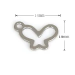 Pendientes hechos a mano con colgante de acero inoxidable con diseño de oso de amor, accesorios de aretes de botón, ideales para regalos. — foto 26