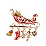 Broche Floco de Neve Corsage de Flores Clássico Acessório de Moda Feminino Elegante Ideal para Casamentos e Festas. — foto 3