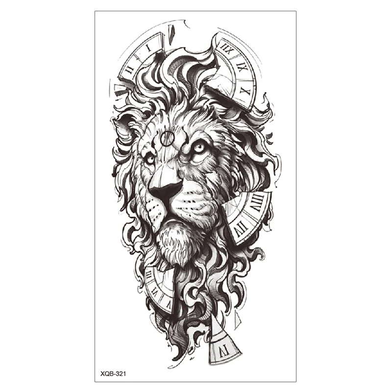 Adesivo de tatuagem de braço inteiro pequeno Flor Letra Animal Perfeito para um visual estiloso e temporário, aplicação fácil e rápida — foto 7