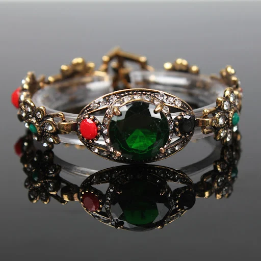 Title 4, Pulseira étnica vintage para mulheres, estilo b...