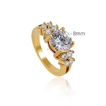 Anel de aço inoxidável com garra de alta qualidade. Resistente, elegante e durável, perfeito para homens e mulheres. Ideal para uso diário. — foto 1