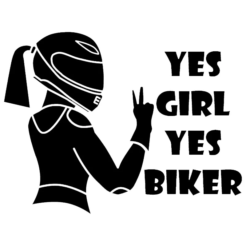Cool Girl Rider Car Decorative Waterproof Stickers Decorate your car, waterproof, and show your unique, cool, and femini — photo 2