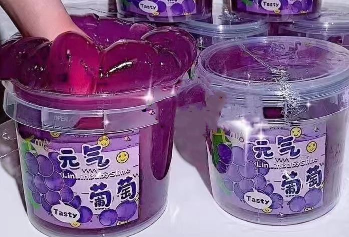 Balde Super Grande de Água Falsa Espessa Lama de Cristal Antiaderente Brinquedo Sensorial Divertido para Modelar e Criar Artesanato — foto 2