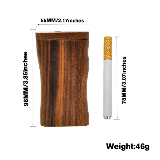 Title 1, Walnut Wave-Shaped Smoking Set. Experience a st...