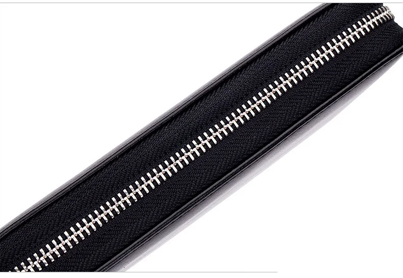 Title 2, Leather long wallet men clutch bag with zipper....