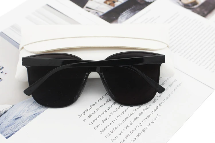 Title 6, Large Framed Black Sunglasses Fashionable UV Pr...