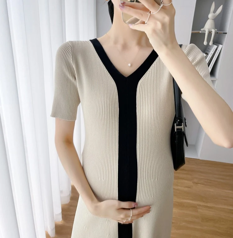 Title 6, Slim fit and slim knit high stretch dress provi...