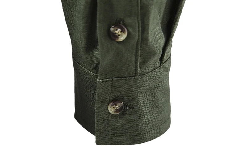 Title 12, Mens Solid Color Long Linen Sleeves Shirt, Bre...