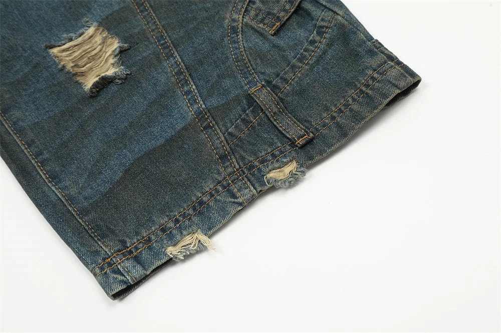 Waste Soil Wind Dirty Worn Men's Jeans for rugged style and everyday wear. Durable denim designed for comfort and a uniq — photo 11