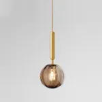 Amber Lampshade Golden