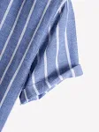 Pure yarn-dyed striped shirt, offering timeless style and comfort. Soft, breathable fabric for everyday wear, perfect fo — photo 20