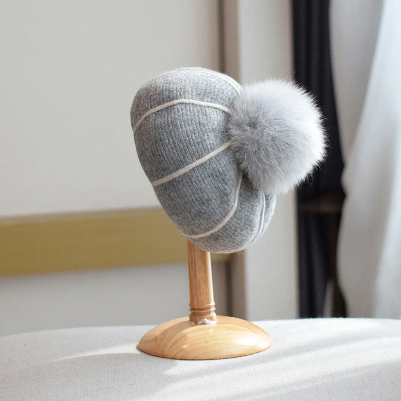 Title 6, Pompoen wollen baret voor dames herfst en winte...