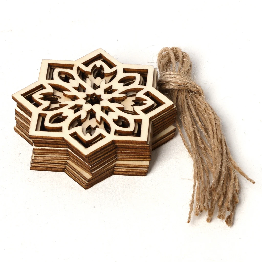 Title 8, Ciondoli in legno Gurbang Eid Mubarak per la ca...