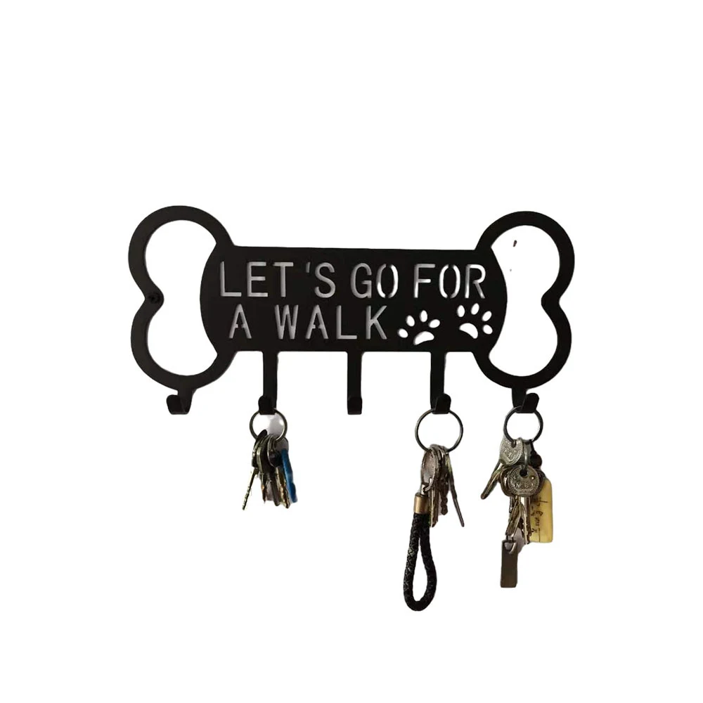 Perforated Pet Dog Rope Iron Art Coat Hook, Custom Metal Animal Clothing Hanger for Dog Coats, Stylish Wall Hook. — photo 5