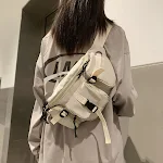 Bolsa de pecho para hombre deportiva bandolera riñonera ideal para deportes y actividades al aire libre, cómoda y funcional. — foto 1