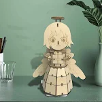 Brinquedo educativo infantil DIY de madeira Anjo Andante Criativo Artesanal Montagem Estimula imaginação, aprendizado e coordenação motora. — foto 1