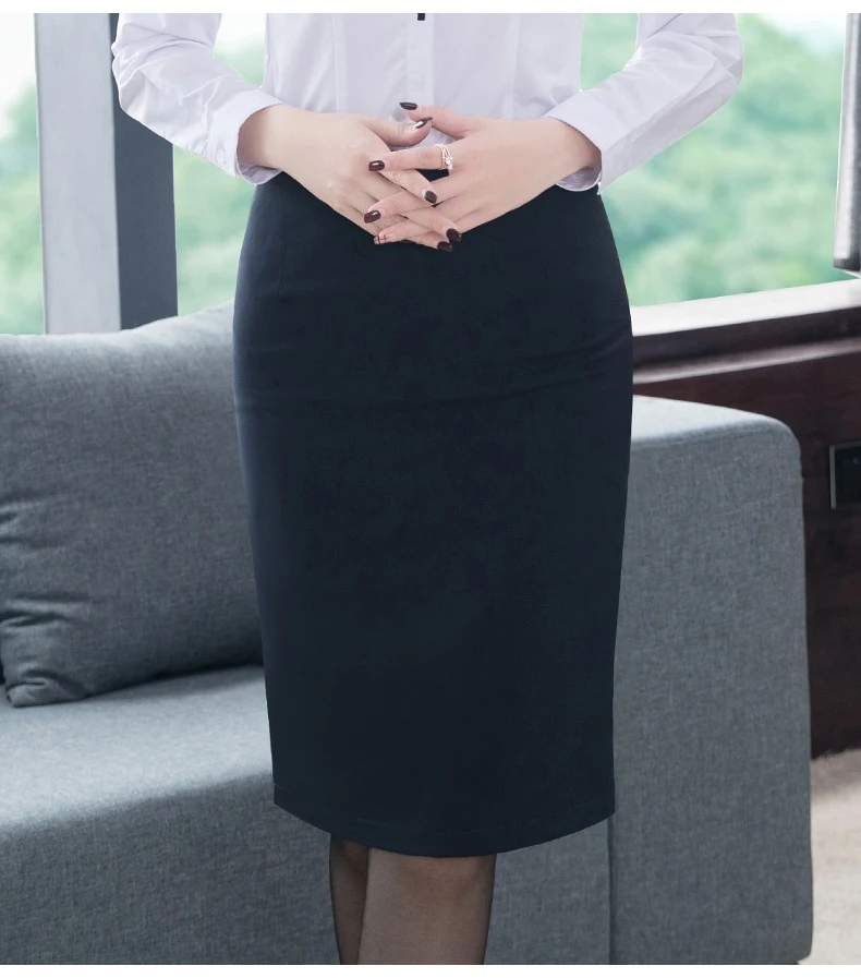 Ženska suknja od punog flisa, suknja na kukovima, topla i udobna. Idealna za zimu. Elegantna i praktična za svakodnevno nošenje. — foto 17