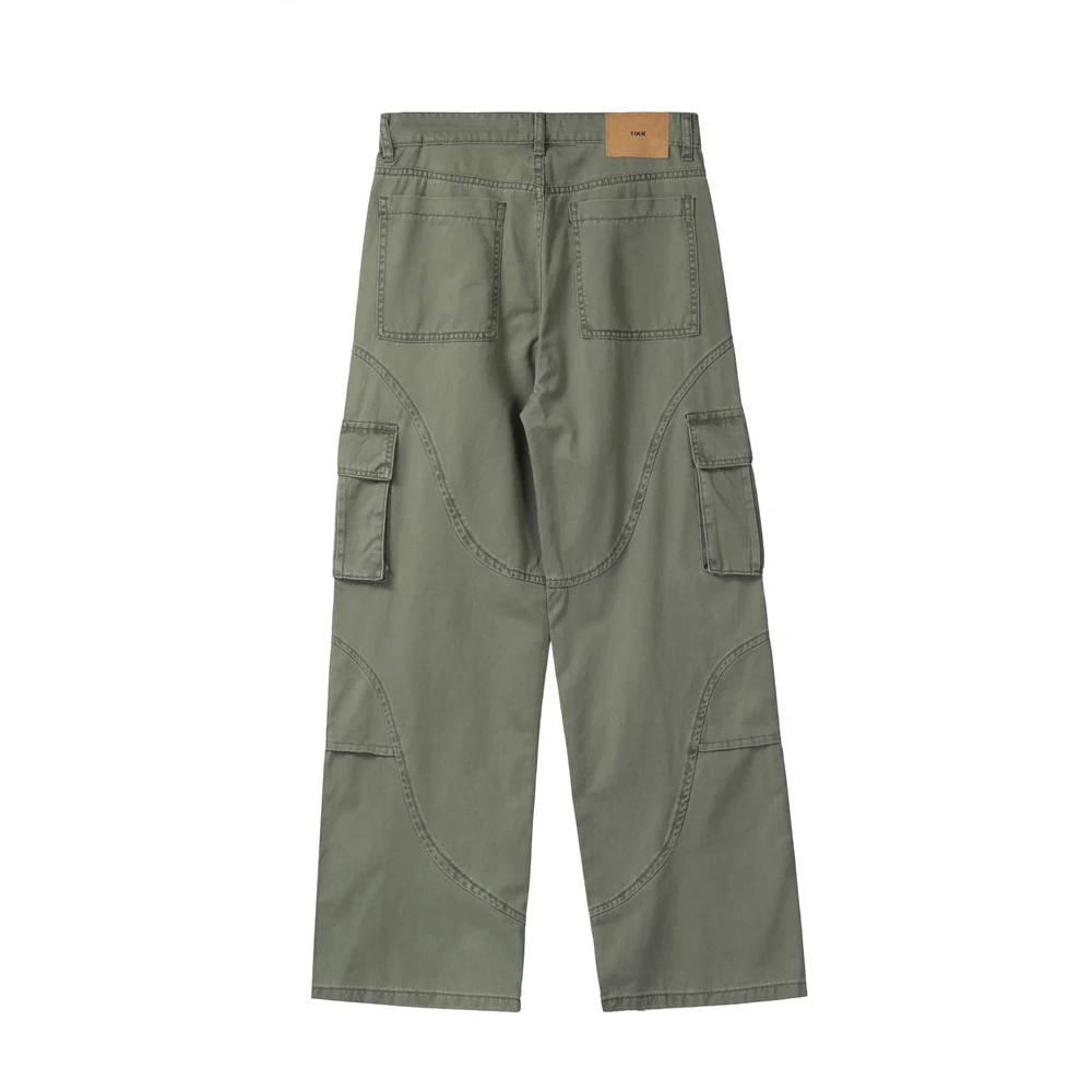 American Street Fashion Overalls Men Comfortable Fit and Stylish Design Urban Streetwear Durable Quality Versatile and I — photo 5
