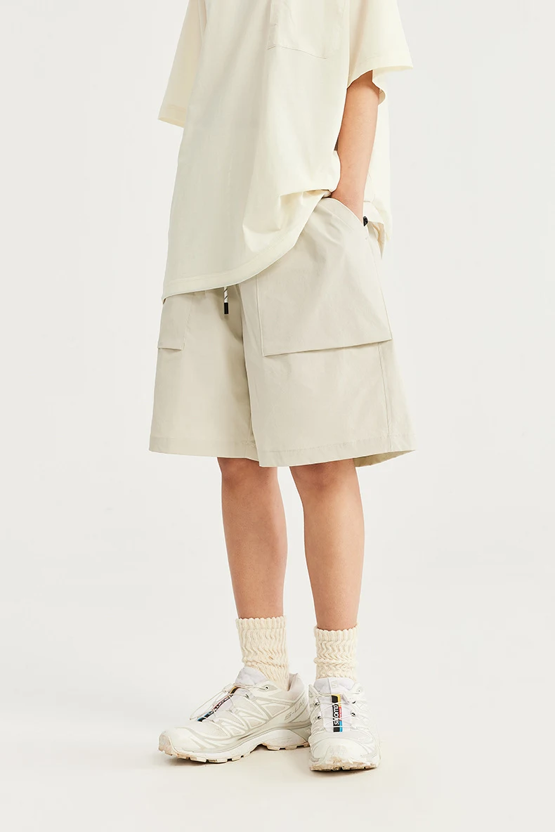 Title 4, Stretch Sports Shorts with Big Pockets for Stre...