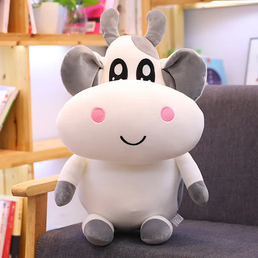 Title 4, Happy Cow Cattle Teddy Soft Stuffed Plush Toy T...