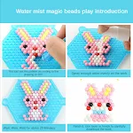 DIY Water Spray Magic Beads Handmade Toy Set Children's Color Crystal Puzzle Craft Kit. Create colorful crystal puzzles — photo 1