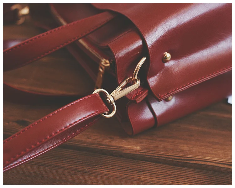 Title 25, Bolso Killer de Piel Encerada Estilo Europeo y ...