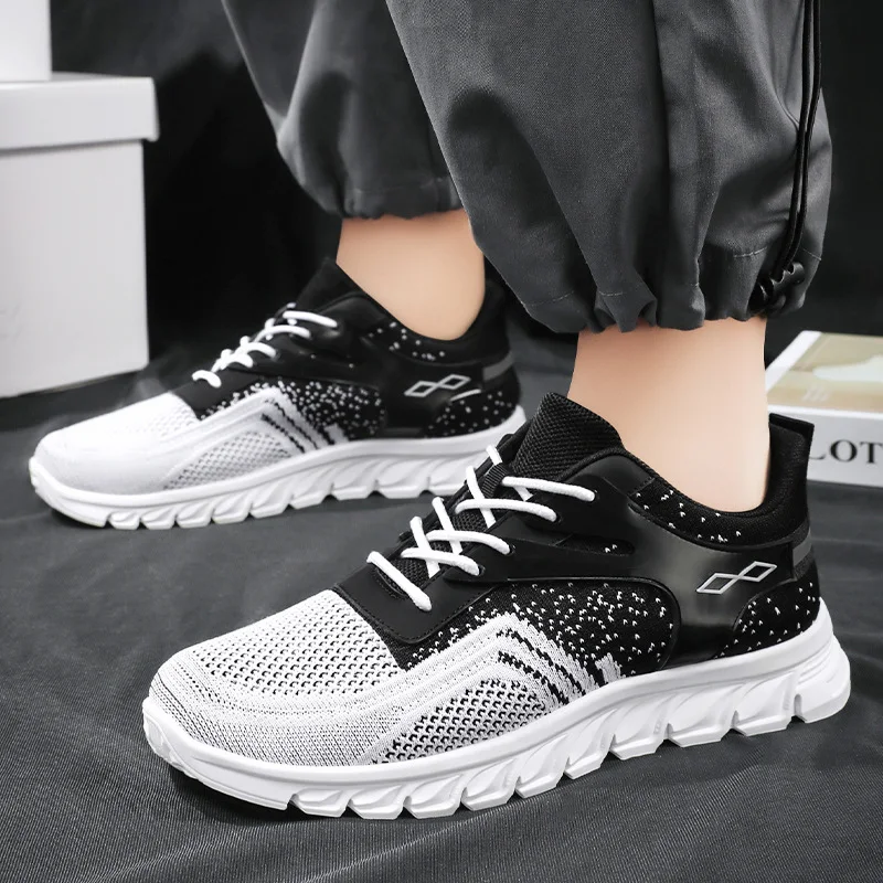 Title 7, Męskie Oddychające Sneakersy z Miękką Podeszwą....