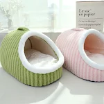 Thickened 3D Cat Nest Macaron Double Piece Autumn Winter Warm Shelter, a Cozy and Comfortable Hideaway for Children and — photo 8