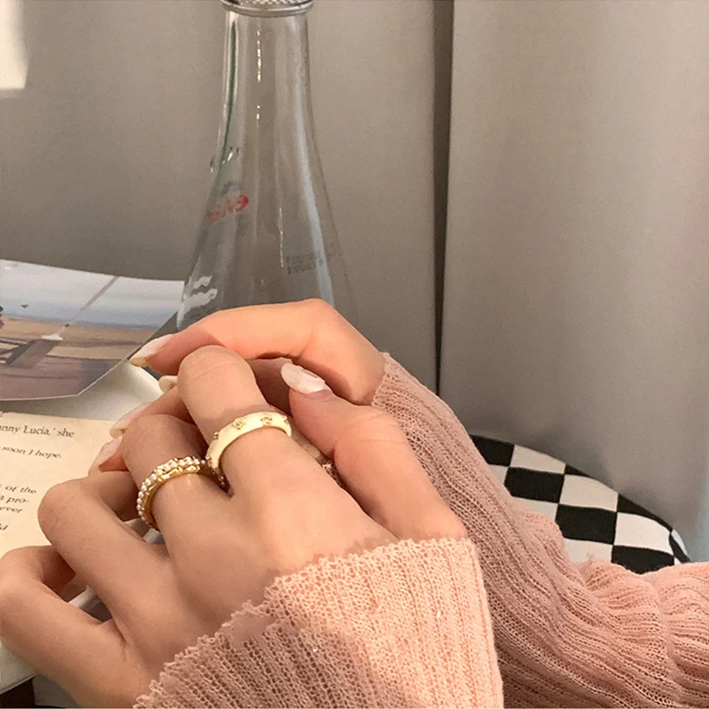 Anel Criativo Personalizado Minoria Pérola Bambu com Junta. Joia Exclusiva e Única, Design Criativo para Presentear com Significado. — foto 4