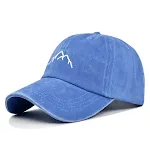 Boné de beisebol bordado tridimensional Montanha Chapéu trucker com letras Proteção solar e visual estiloso — foto 10