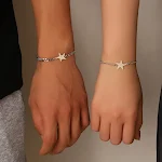 Pulseira Feminina Coração Redondo Aço Inoxidável Simples Elegante e Versátil Design Clássico Perfeita para Uso Diário e Presentear. — foto 6