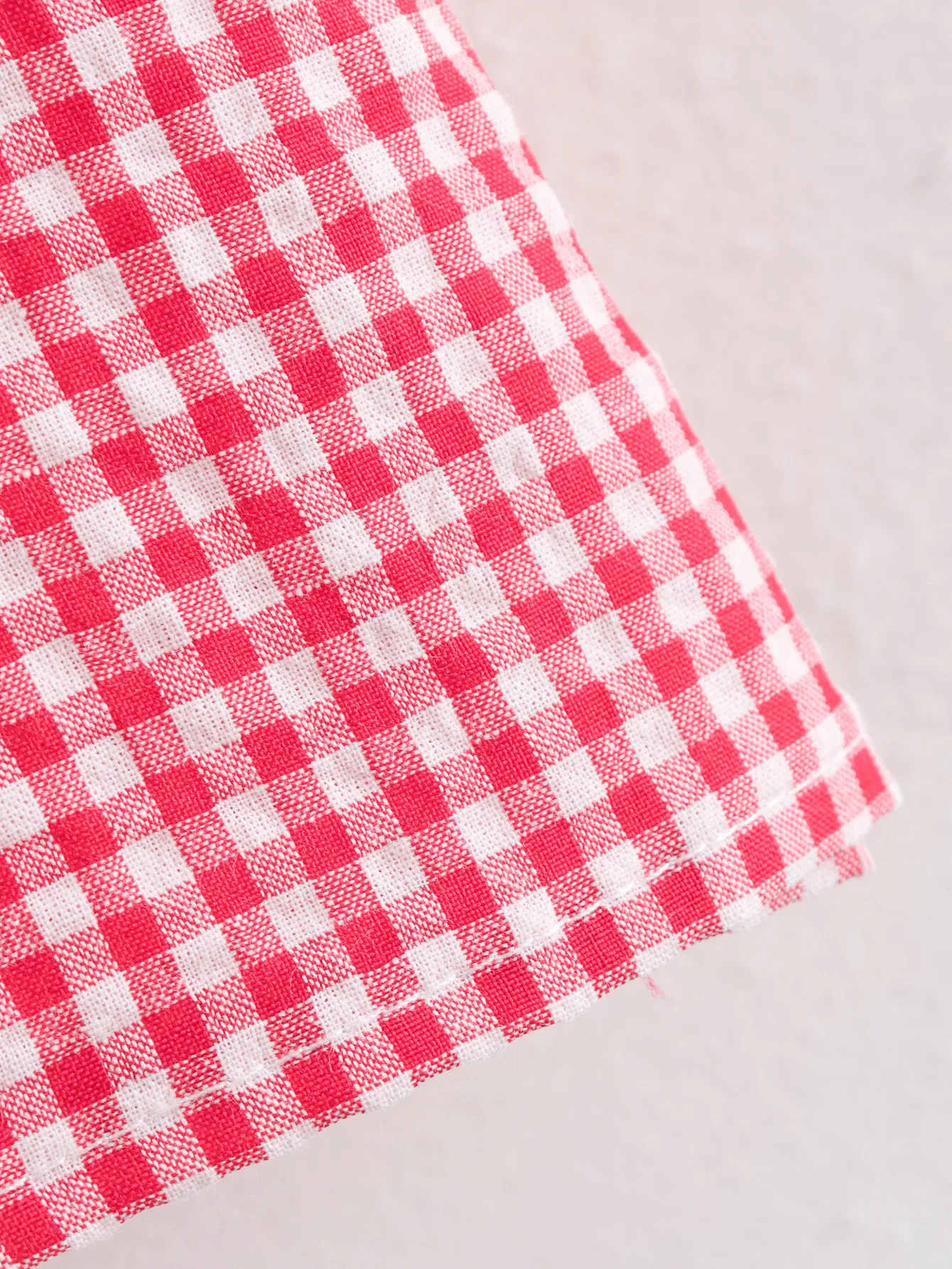 Title 3, Womens Plaid Knotted Top Casual All-match. Sty...
