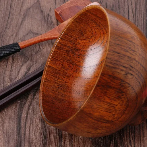 Title 2, Wooden round wooden bowl