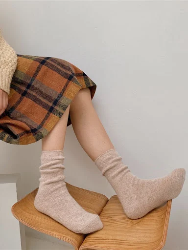 Title 1, Japanese Winter Solid Color Thickened Warm Rabb...