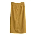 Women's Fashion High Waist Pleated Irregular Skirt Stylish & Comfortable Versatile Design Perfect for Work or Play Flatt — photo 2