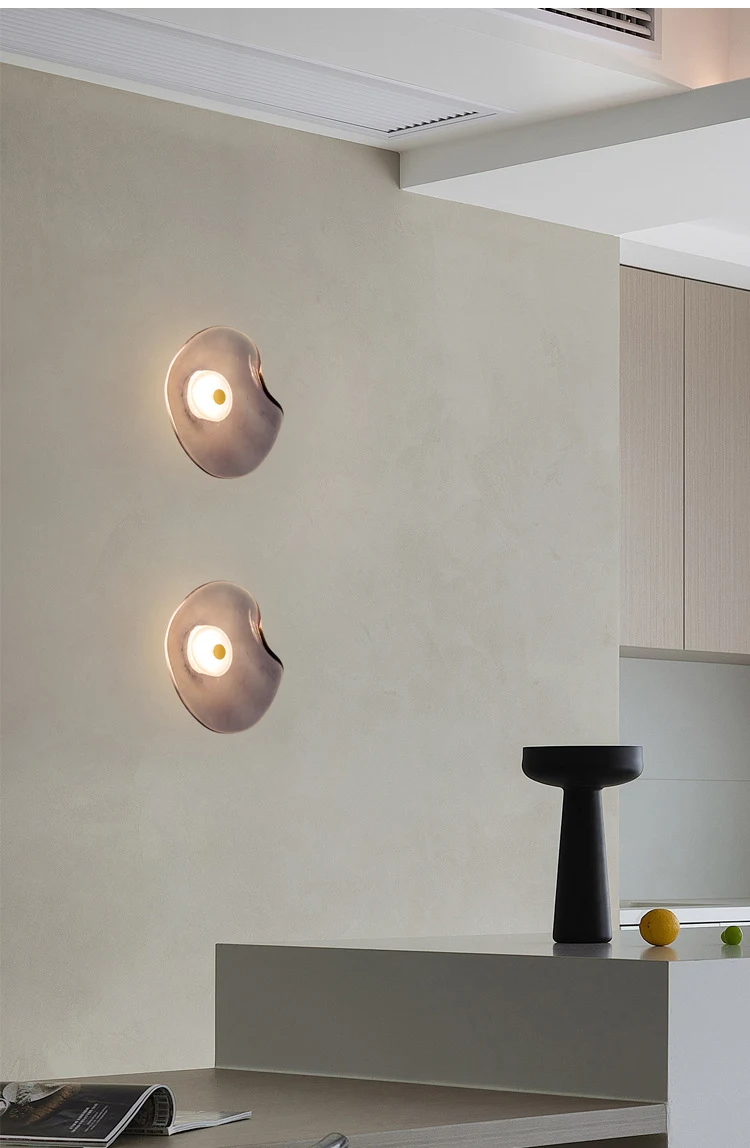 Title 4, Bedroom Bedside Decoration Round Wall Lamp. Pro...