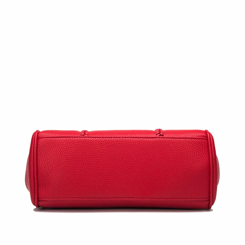 Bolsa de mão de couro com padrão de lichia Elegância e sofisticação em um acessório. Ideal para mulheres que buscam praticidade e estilo no dia a dia. — foto 7