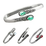 Pulseira retrô de moda europeia e americana feminina, um acessório elegante e vintage que adiciona charme a qualquer look. — foto 4