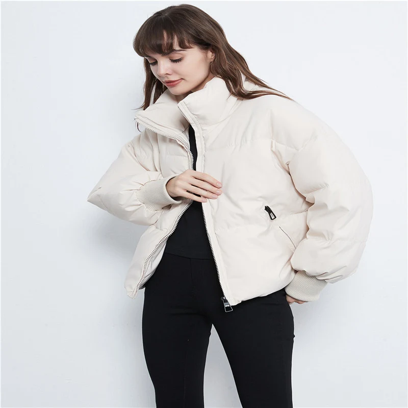 Title 8, Autumn and Winter Casual Loose Bread Coat Cotto...
